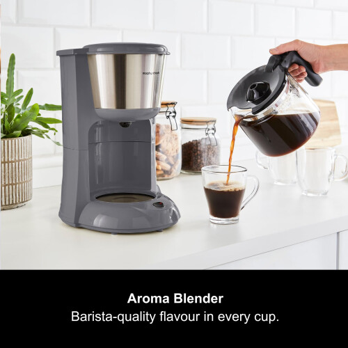 Morphy Richards Morphy Richards Equip Filter Coffee Machine Pour Over Technology10 Cup Capa 1