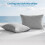 Tokokimo Double Cooling Bed Sheets 35cm Deep Pocket  Microfiber Grey Double 5