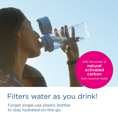 BRITA BRITA Water Filter Bottle Light Green (600ml) incl. 2x MicroDisc 1