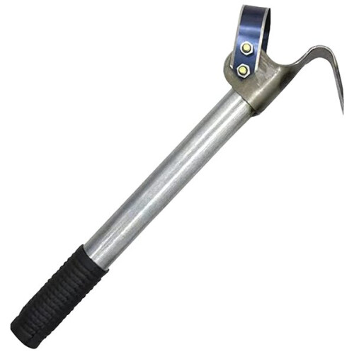 (2er-Pack) Kleines Unkrautmesser, Gartenmesser, Silber IIS, Hohe Qualität