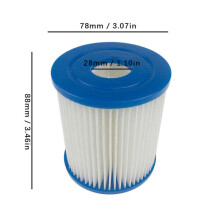 Filtre Ă cartouche de type I 58093 pour piscine Flowcle de remplacement de 330 gallons