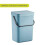 EKO Puro Extra Large CaddyWall Mountable or Hanging Titanium Blue BinPerfec 4