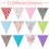 Orifinter 45.9ft Fabric Bunting - 46 Flags Vintage Bunting Banner + Dr 4