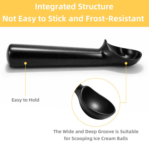 Ice Cream Scoops Black 1