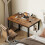 Devoko Desk Home Office desk Study Writing Computer Desks Laptop Table for 2