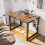Devoko Desk Home Office desk Study Writing Computer Desks Laptop Table for 4