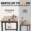 Devoko Desk Home Office desk Study Writing Computer Desks Laptop Table for 5