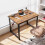 Devoko Desk Home Office desk Study Writing Computer Desks Laptop Table for 3