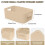 WH 5 PCS Orange Plastic Storage Boxes with Handle Small Plastic Baskets Rec 2