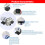 12V 4-chamber self-priming diaphragm water pump 3.3GP 4