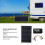 30W solar panel kit, 220W 3