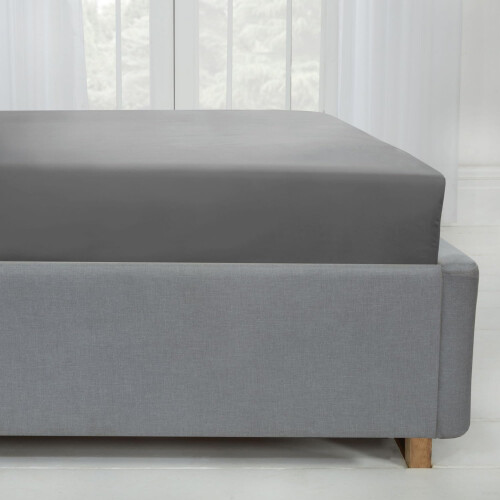 Emma Barclay Lyla Fitted Sheet in Grey - Double 1