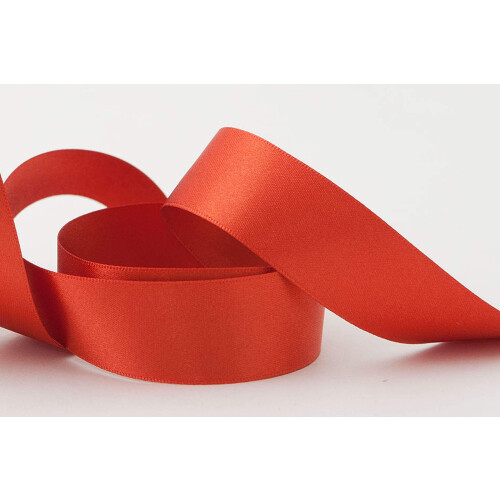Berisfords Double FACE Poly Satin Ribbon Rust 105x105x3 cm 2