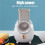Râpe à Fromage Électrique, Râpe Automatique Rotative Sans Fil, Chargement USB-C, Commande Tactile 5