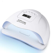 Lámpara de uñas UV LED Sunx5 de 80 W, secador para decoración de uñas, compatible con todo tipo de geles.