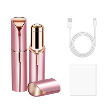 (Rose-opp bag USB) Electric facial hair removal eyebrow trimmer