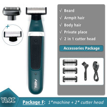 (Add 1 blade) Pubic hair removal Intimate Areas Location