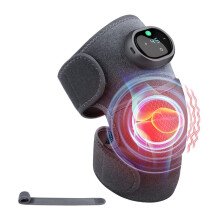 Heating Knee Massager, Knee Shoulder Armbow 3-In-1Heating Vibration Massager, Portable Compress Massager för SmäRtlindring