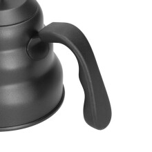 Bouilloire à col de cygne en acier inoxydable PTFE de 1 l, versez un