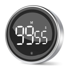 Magnetic digital kitchen timer up to 99 minutes, one button