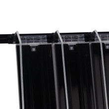 Empujador automático de bebidas negro de 31 cm / 12,2 pulgadas de ancho, ajustable