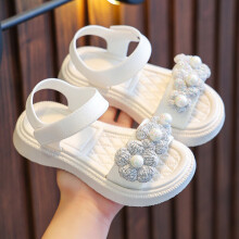 34 (Länge 20 cm) - 3Hua - Weiß - Sommer-Sandalen für kleine Mädchen, Modell 2025 (Neu)