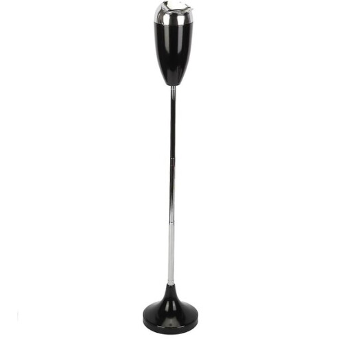 Cendrier sur pied de 90 cm, réglable, avec couvercle.