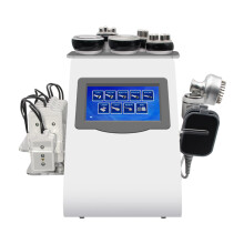 (white) 40k Cavitation Ultrasonic RF EMS Ice Hammer Weight Loss Massage Body Shaping Skin Care Firming Lifting Salon Beauty