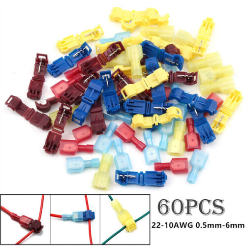 Lot de 60 connecteurs de câbles à sertir Scotch Lock Quick
