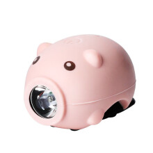 (Lot de 2) Lumières de vélo rechargeables USB pour voiture (en forme de cochon)