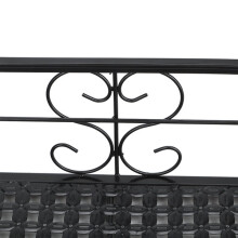 Rambarde en fer, support à fleurs suspendu, étagère de rangement pour plantes