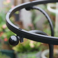 Portaombrelli singolo nero, diametro 25 cm, altezza 155 cm
