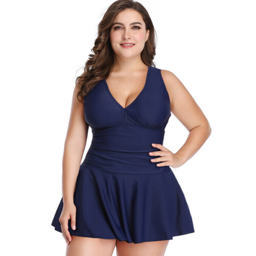 Damesbadpak Line shop, blauw