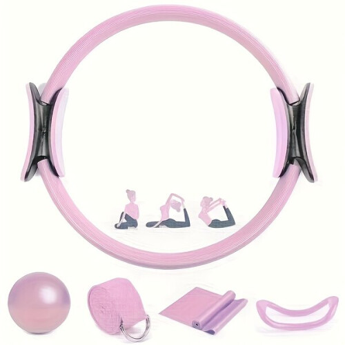 Pilates 5 Piece Set - Universal Body Training Ring Consisting of