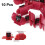 10 rivets en plastique pour fixation d'aile de pare-chocs 1