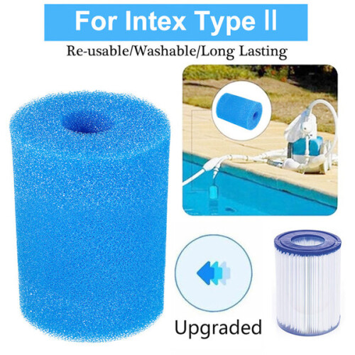 1 éponge filtrante type II lavable et réutilisable