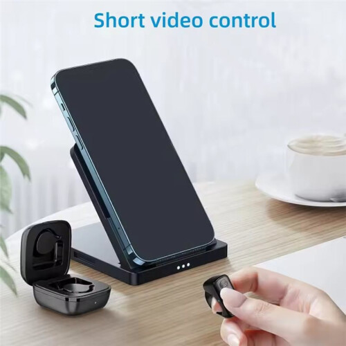Mobile Phone Remote Control Finger  Camera Controller Automatic Page Turner Camera Controller White 2