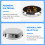 Small Digital Clock, Dashboard Car Clock, Waterproof Outdoor Clock,  Minimalist Electronic Watch with Heart Pattern 5