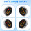 Small Digital Clock, Dashboard Car Clock, Waterproof Outdoor Clock,  Minimalist Electronic Watch with Heart Pattern 6