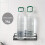 Cabine de douche murale en acier inoxydable 1