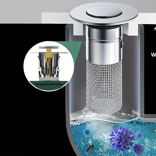 1 Stück Waschbecken-Ablaufstopfen