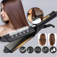 HOTU professional hair straightener, 4-speed temperature control