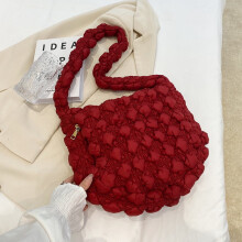 Dames gewatteerde nylon tas met grote capaciteit (onbewerkt)