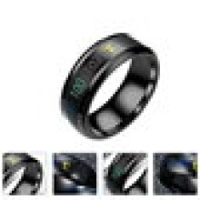 1 stuk modieuze ringen, sieraden, slimme temperatuurweergave voor stellen