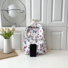 Laptop-Rucksack mit Schmetterlingsmotiv, Reisebuch