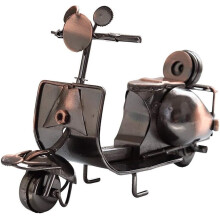 Starožitný železný model motocykla, železný zberateľský kov
