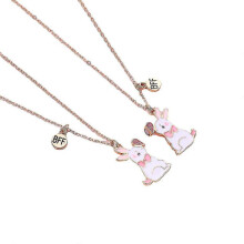 Paashaas ketting voor beste vriendinnen, uniek en voor altijd.