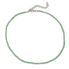 Set van 3 kettingen (kleur + oranje + groen) Boheemse sieraden