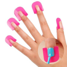 Juego de 26 herramientas para pintar uñas y prevenir derrames.