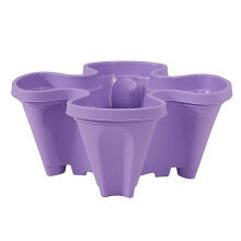 Vaso da fiori a tre petali, vaso di coltivazione multistrato, che